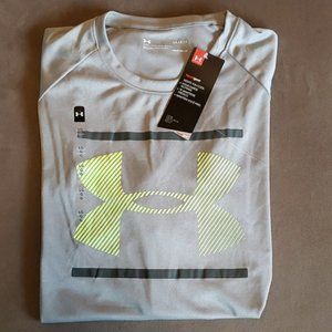 UA Velocity Loose Fit Heatgear SS T-shirt, Large, NWT, irregular